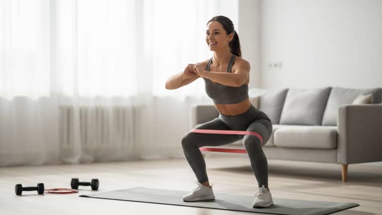 Trening fitness bez wychodzenia z domu, który nie zawodzi
