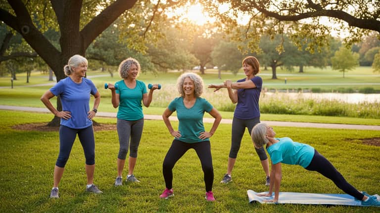 Trening fitness dla kobiet po menopauzie, który naprawdę działa