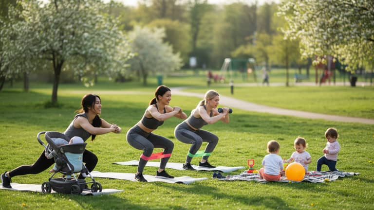 Trening fitness dla młodych mam bez presji i poczucia winy