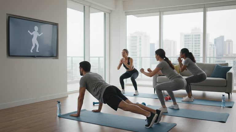 Trening fitness dla początkujących online, który nie zależy od motywacji