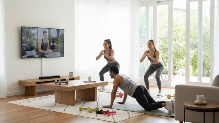 Trening fitness dla początkujących w domu, który wytrzymasz