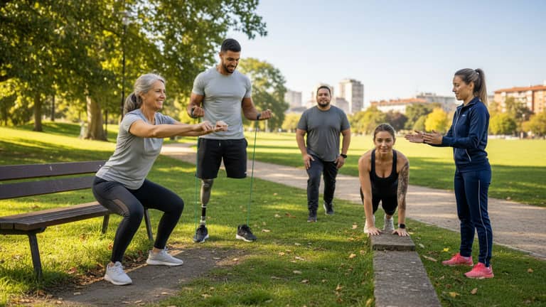 Trening fitness dopasowany do możliwości fizycznych, nie mitu AI