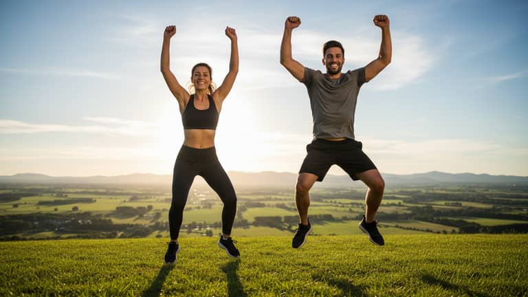 Trening fitness na poprawę energii, który nie wypala
