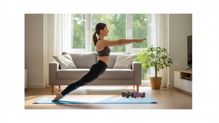 Trening fitness pilates w domu, który naprawdę wytrzymasz 90 dni