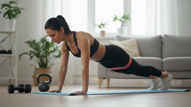 Trening fitness w domu, który realnie działa – nauka zamiast mitów