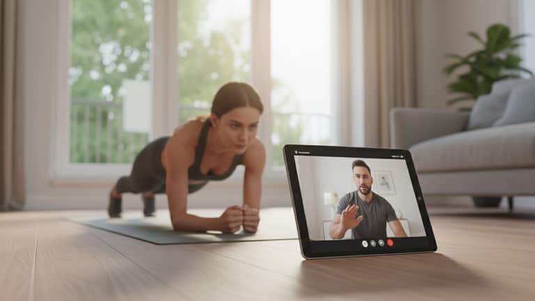 Trening online z trenerem czy AI? Różnica, która daje efekty