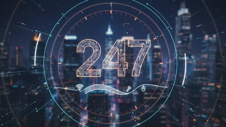 Usługi dostępne 24/7 bez wypalenia ludzi – rola AI i pracownik.ai