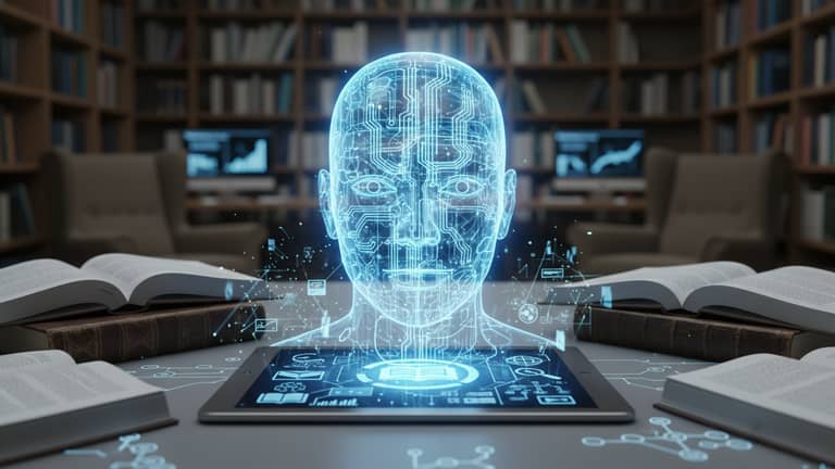 Virtual Assistant for Academic Research Resources—Or for Thinking?