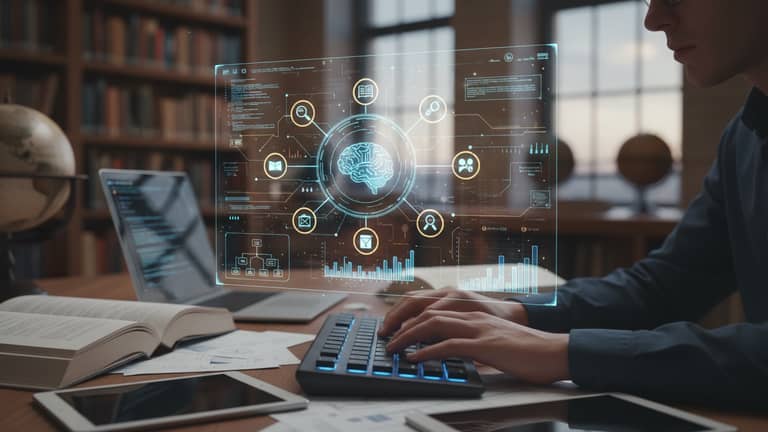 Virtual Assistant for Academic Research Tasks Automation, Minus the Hype