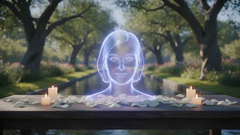 Virtual Memorial Eulogy or Real Goodbye? Grief in the Age of AI