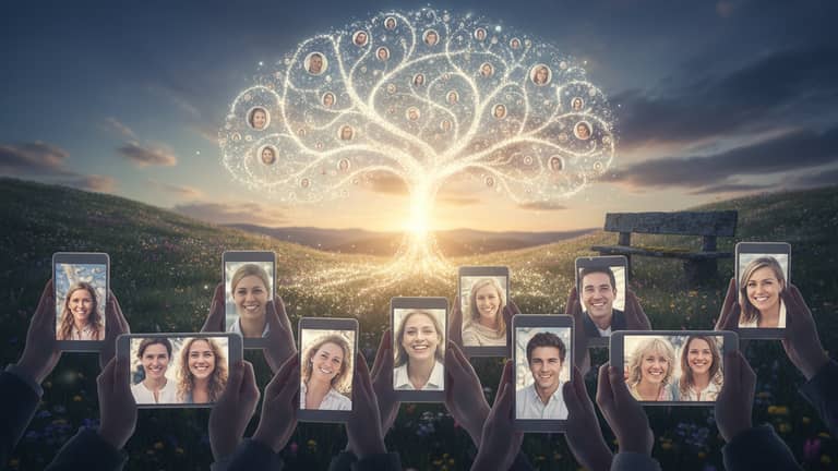 Virtual Memorial Photo Sharing, Between Real Comfort and Real Risks