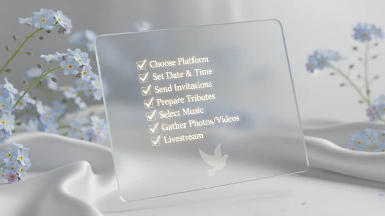 Virtual Memorial Service Planning Checklist for Real Connection