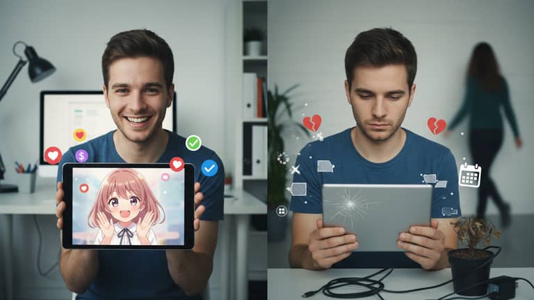 Virtuelle Freundin Vor- und Nachteile: Echte Nähe oder KI-Ersatz?