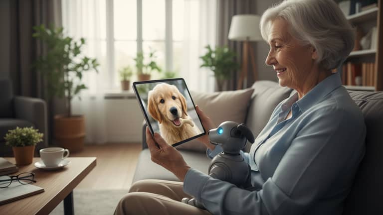 Virtuelle Hunde für Ältere Singles – Trost, Täuschung oder Befreiung?