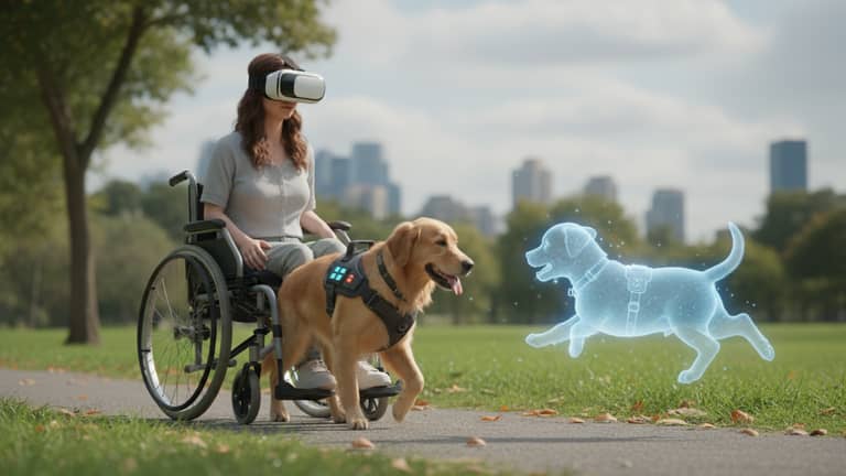 Virtuelle Hunde für Behinderte: Hilfe, Wenn Echte Hunde Fehlen