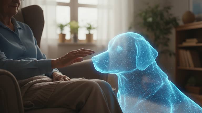 Virtuelle Hunde für Pflegebedürftige: Nähe Trotz Pflegenotstand