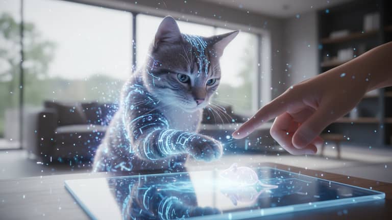 Virtuelle Katze Als Interaktives Erlebnis: Ersatz oder Echtes Gefühl?