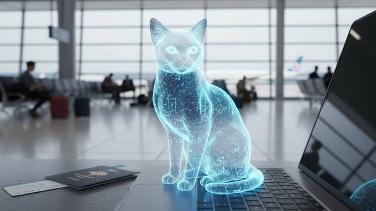 Virtuelle Katze für Berufliche Reisen: Echter Halt Statt Hotel-Leere