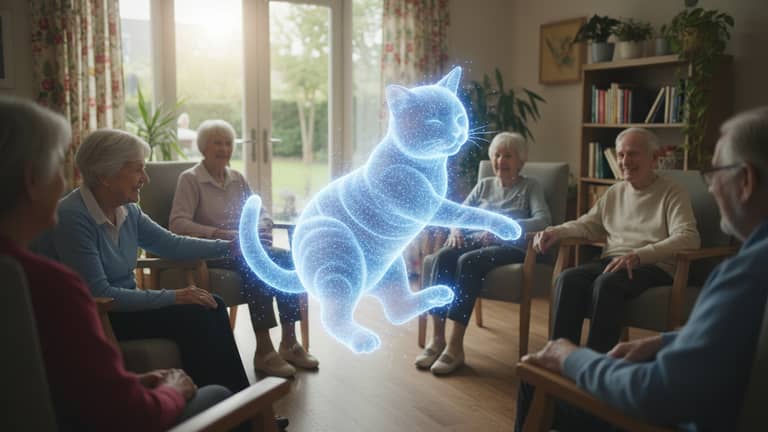 Virtuelle Katze für Seniorenresidenz: Therapie oder Täuschung?