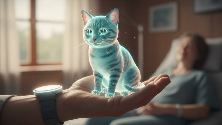Virtuelle Katze für Therapieergänzung: Nähe Aus Code Statt Fell