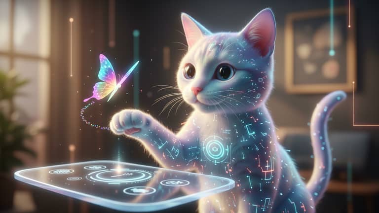 Virtuelle Katze, Echte Gefühle? Individuelles Erlebnis mit KI