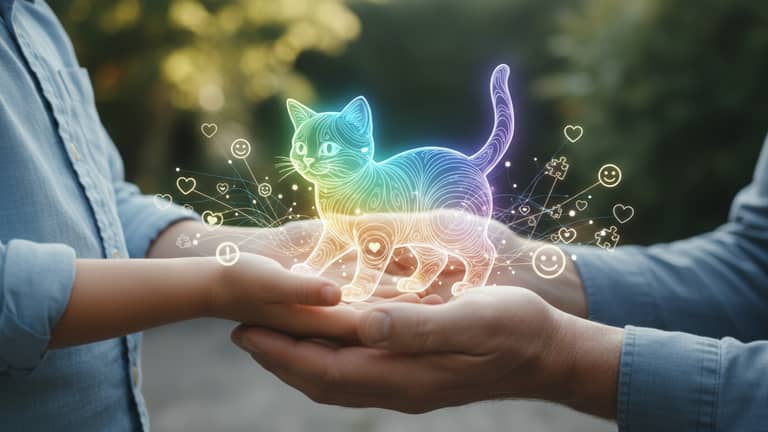 Virtuelle Katze Zur Emotionalen Entwicklung – Chance oder Risiko?