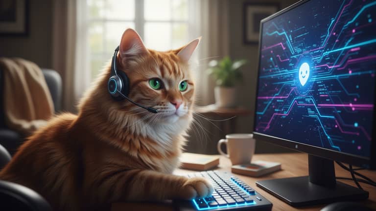 Virtuelle Katze Zur Emotionalen Unterstützung Online – Hilfe oder Illusion?
