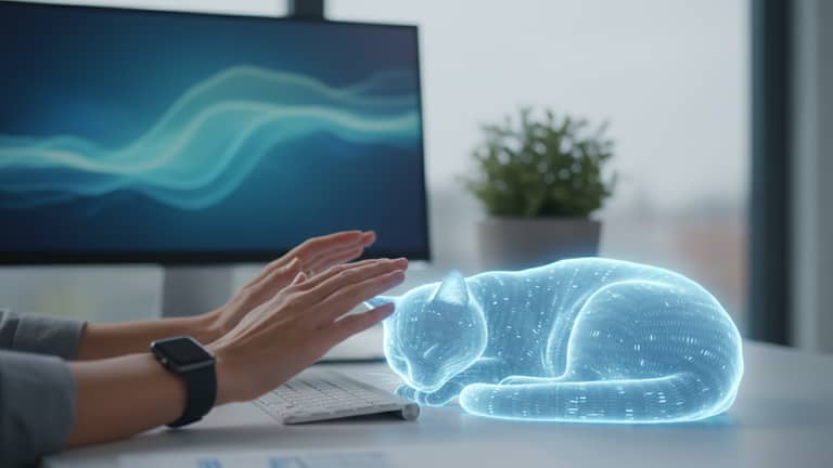 Virtuelle Katze Zur Stressreduktion im Büro – Hype oder Hilfe?
