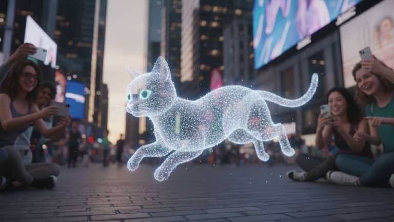 Virtuelle Katze Zur Unterhaltung Unterwegs – Spaß oder Echte Nähe?