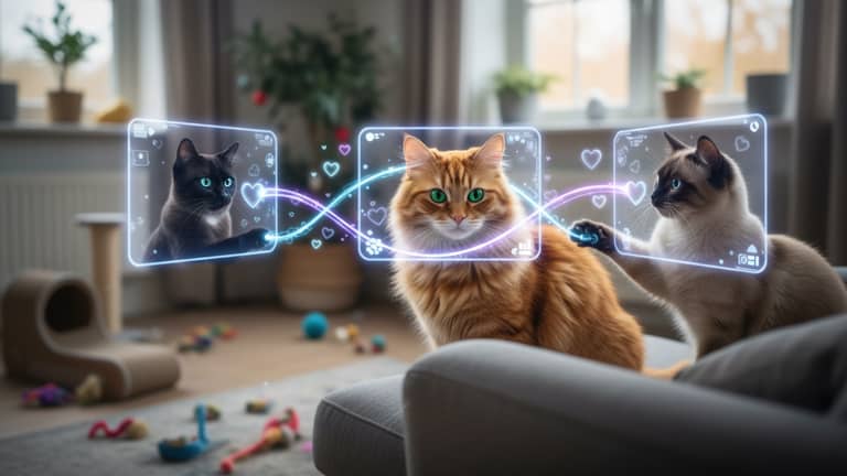 Virtuelle Katzenfreundschaft Community App: Echte Nähe mit KI-Katzen
