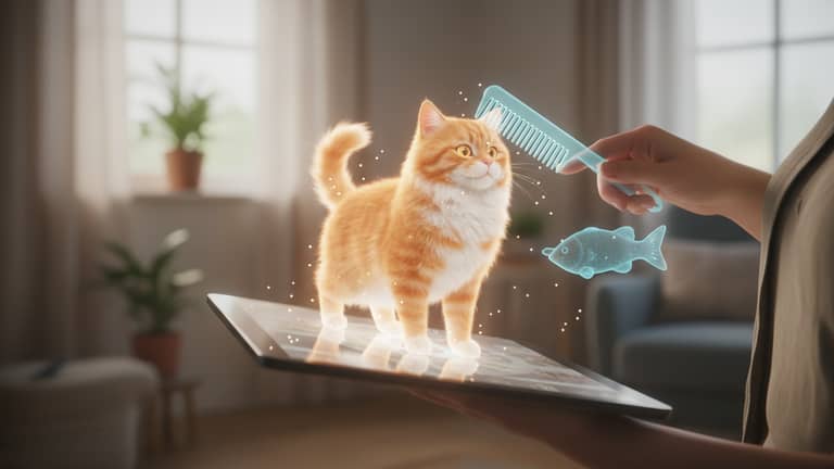 Virtuelle Katzenpflege Simulation App – Wenn Einsamkeit Digital Schnurrt