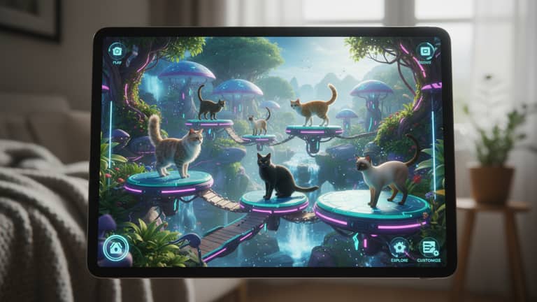 Virtuelle Katzenwelt App: Wie KI-Katzen Einsamkeit Beeinflussen