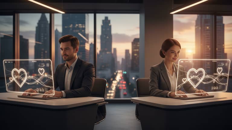 Virtuelle Romantische Gespräche für Berufstätige – Nähe Ohne Risiko?