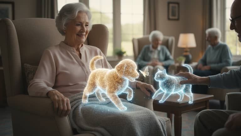 Virtuelle Tiere für Seniorenheime – Nähe, Entlastung oder Täuschung?