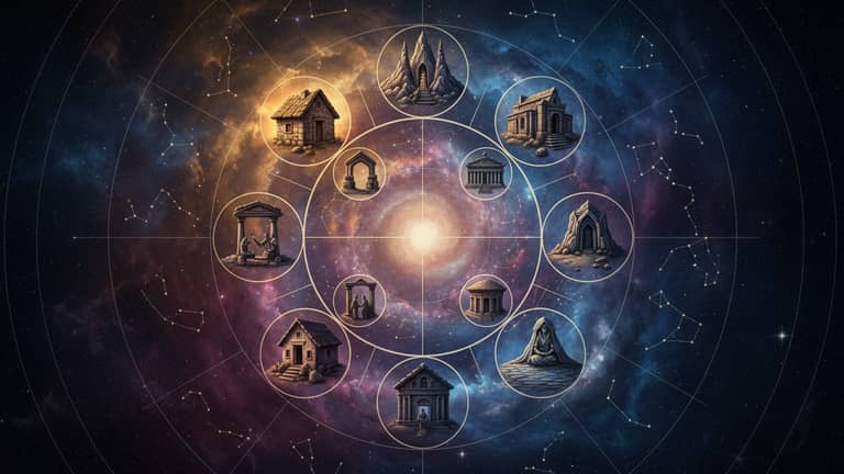 Znaczenie domów astrologicznych a realne wybory w życiu