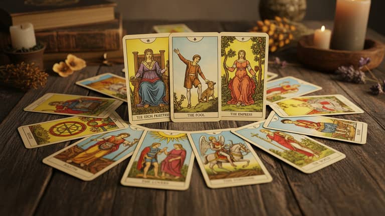 Znaczenie kart Tarota między wiarą, psychologią i algorytmami