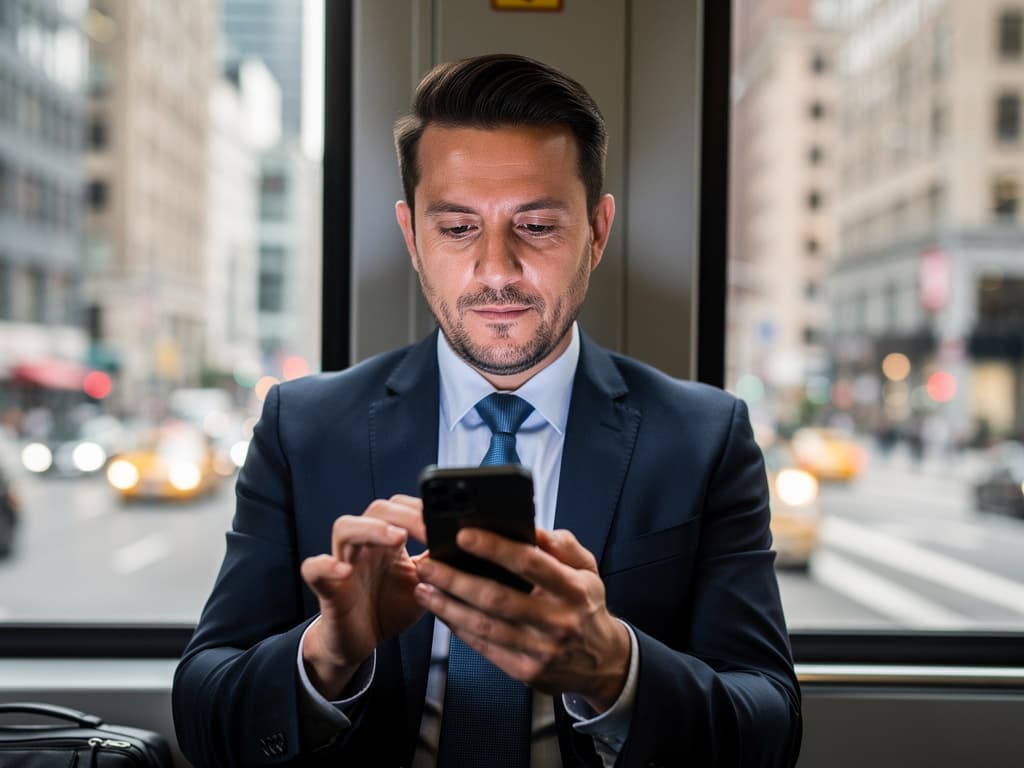 Zapracowany profesjonalista