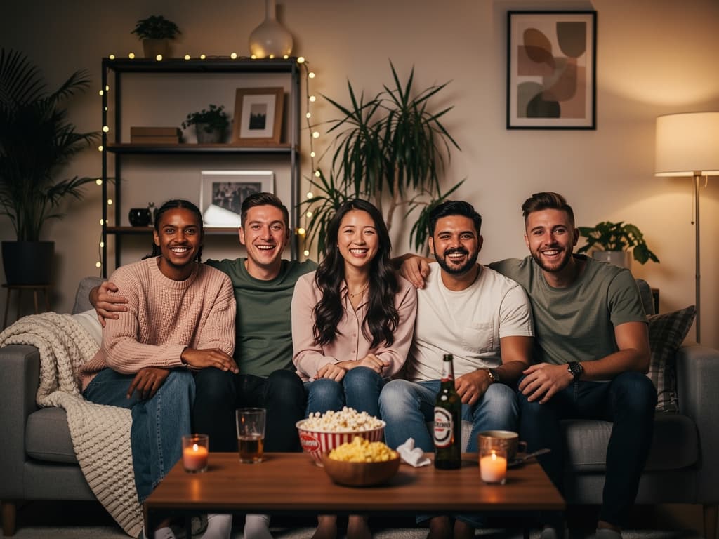 Planning a movie night with friends