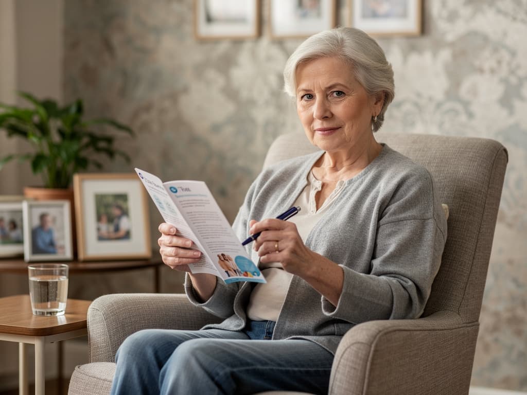 Senior dbający o zdrowie