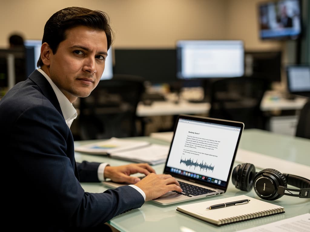 Przygotuj transkrypcję wywiadu