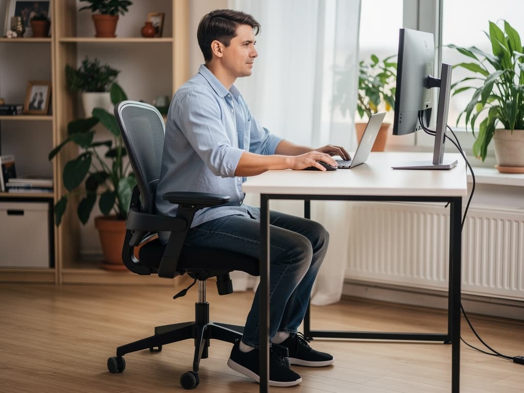 Freelancer potrzebuje porad dotyczących ergonomii pracy i prewencji bólu pleców