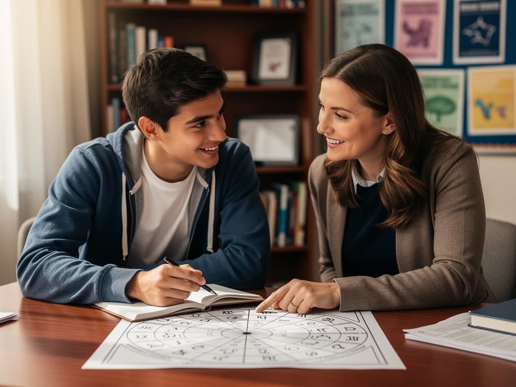 Planowanie ścieżki kariery uczniów na podstawie analizy astrologicznej