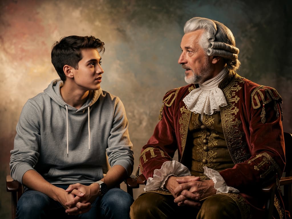 Symulacje historycznych postaci do nauki