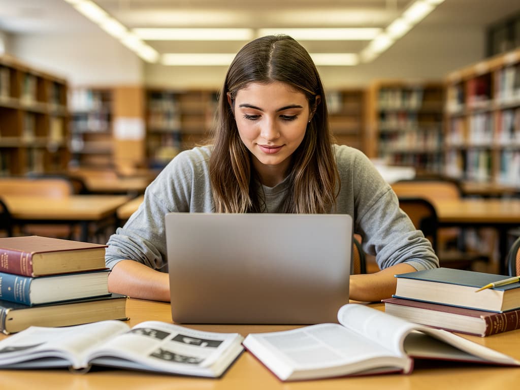 Student potrzebuje szybkich źródeł do pracy dyplomowej.