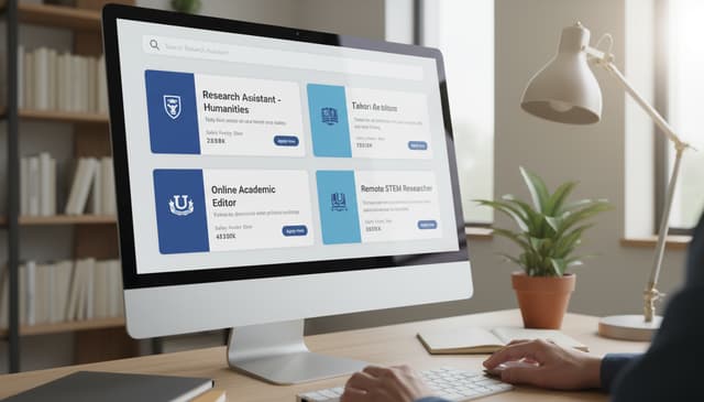 Complete guide to academic research assistant online job listings