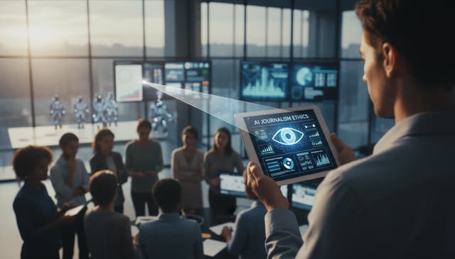 AI-generated journalism accountability: challenges and best practices