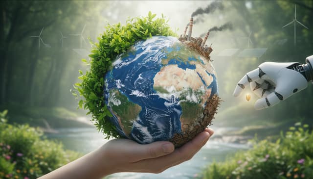 AI a odpowiedzialność środowiskowa: jak technologia wspiera ekologię
