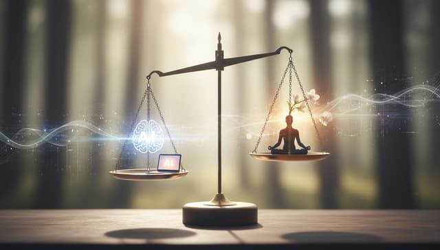 Jak AI może wspierać równowagę praca życie w codziennym życiu