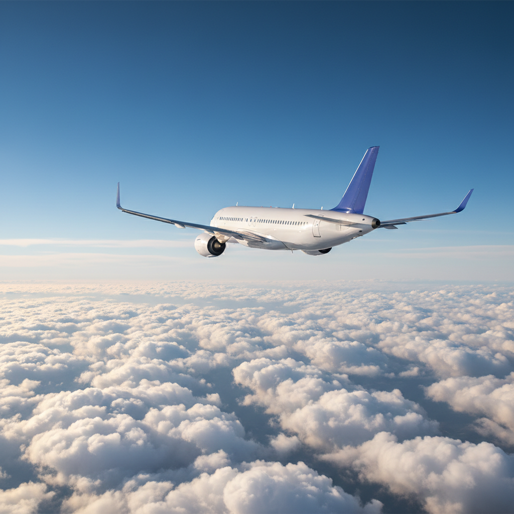 Samolot w chmurach