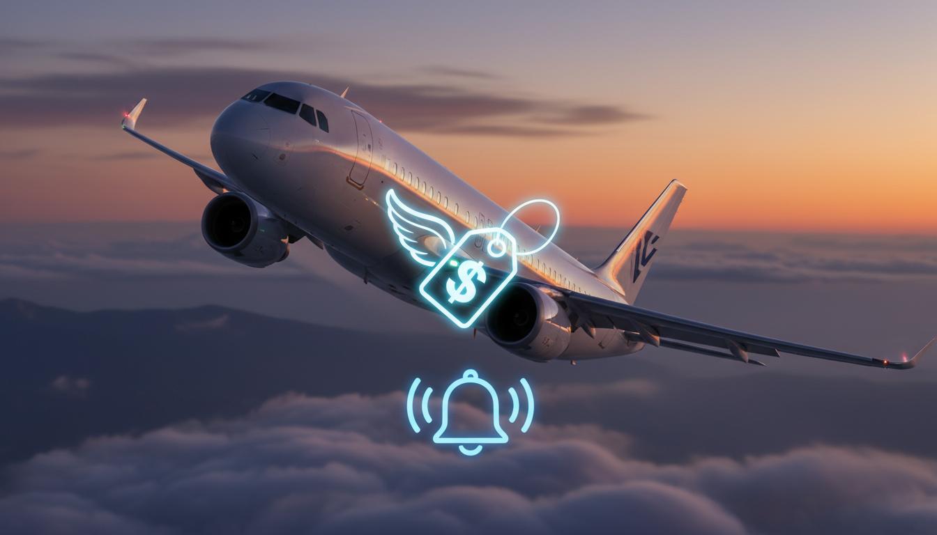 Alert cenowy lot: zasady, które naprawdę obniżają cenę